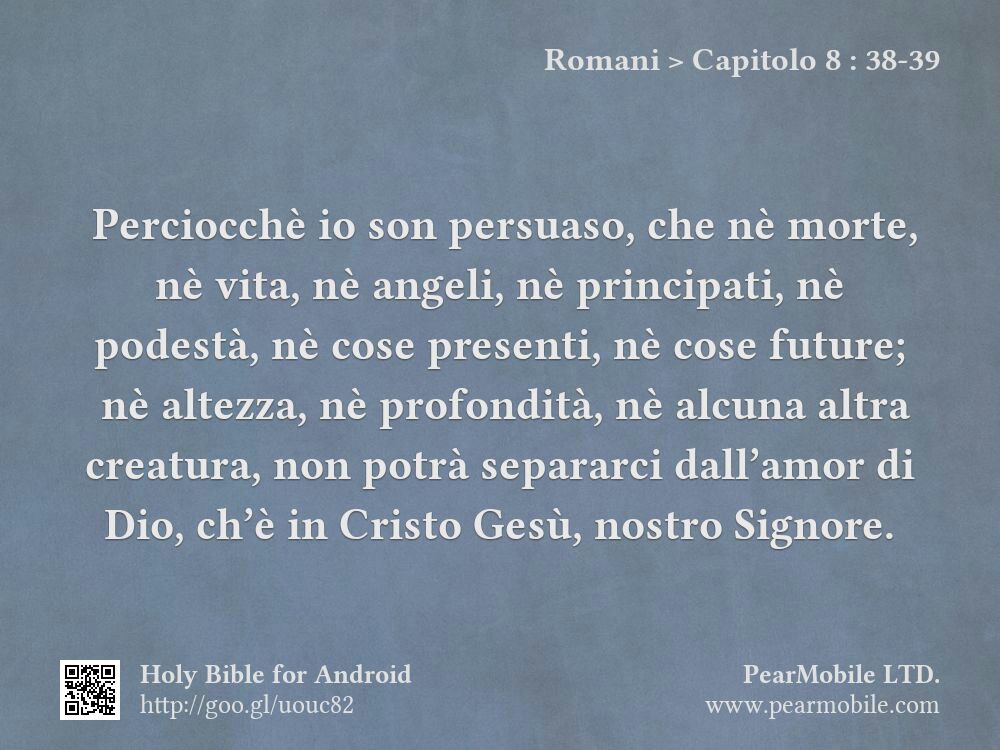 Romani, Capitolo 8:38-39